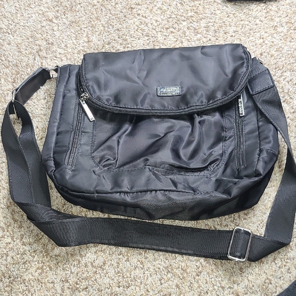 Hadaki Handbags - Hadaki Black Messenger Bag